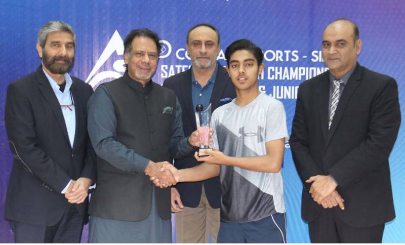 Ashab lifts Combaxx Sport Sindh Satellite Squash title