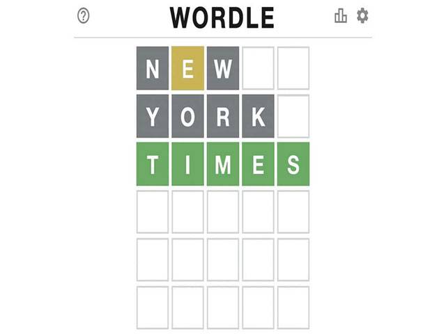 The New York Times buys ‘Wordle’