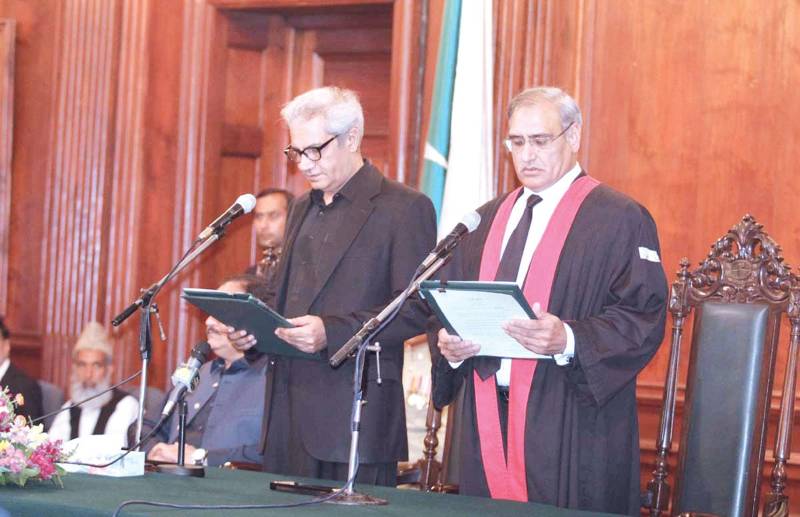 Omer Sarfraz Cheema sworn in as Punjab Governor