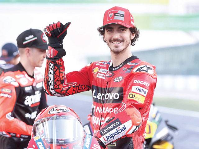 Ducati’s Bagnaia storms to pole at Spanish Grand Prix