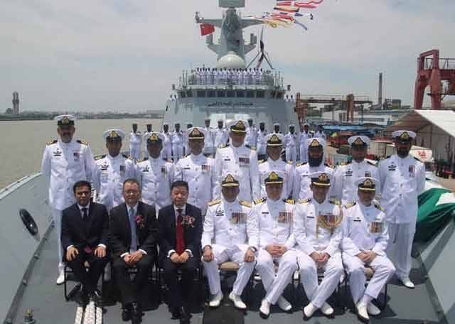 Frigate PNS Taimur commissioned at China