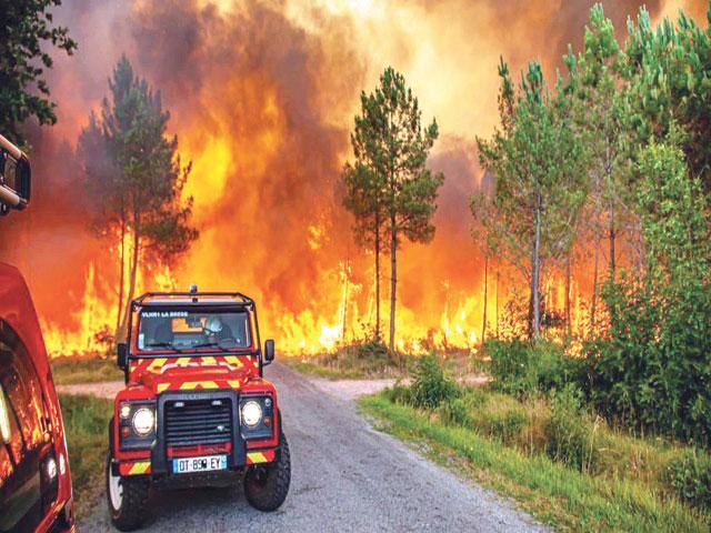 Southwest Europe swelters as wildfires burn