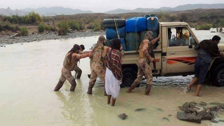 Relief operation in rain-hit areas of Balochistan in full swing