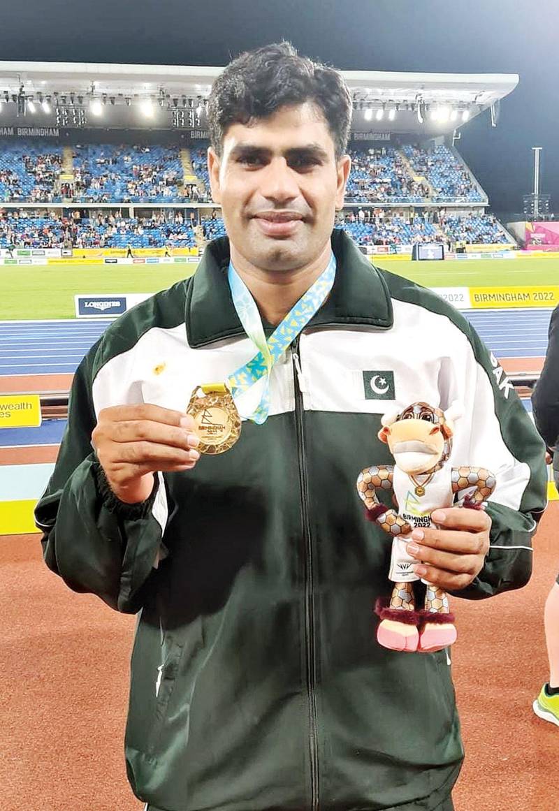 Arshad Nadeem makes history for Pakistan with javelin gold at CWG 2022
