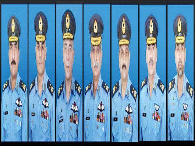Seven PAF officers promoted to Air Vice Marshal