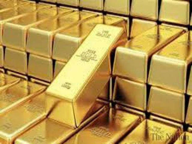 Gold price declines by Rs1400 per tola
