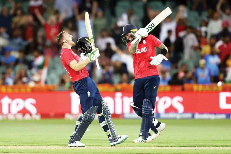 England crush India to set up T20 World Cup final clash against Pakistan