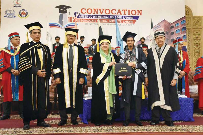 Doctors graduated from PGMI a source of pride, says Fareed Zafar