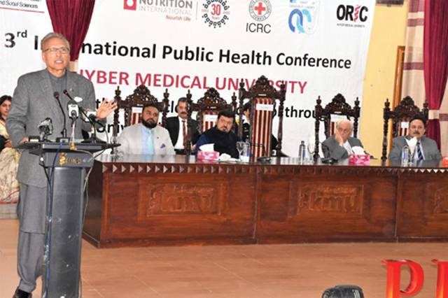 President Alvi emphasises balanced diet, exercises to combat NCDs