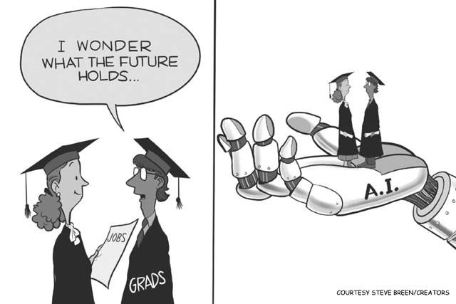I WONDER WHAT THE FUTURE HOLDS… JOBS GRADS A.I.