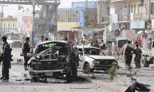 7 soldiers among 10 injured in Peshawar car bombing