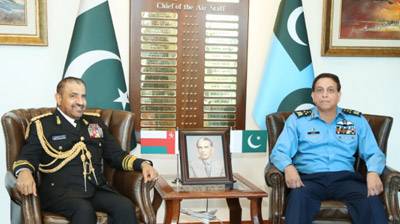 Omani Military Chief visits Air Headquarters, lauds PAF’s exceptional professionalism
