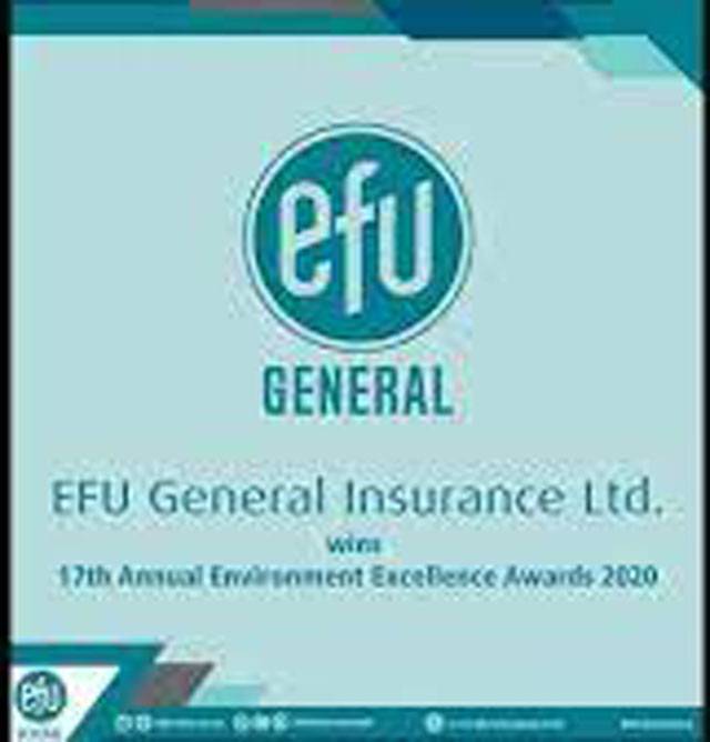 EFU General Insurance wins Environment Excellence Award