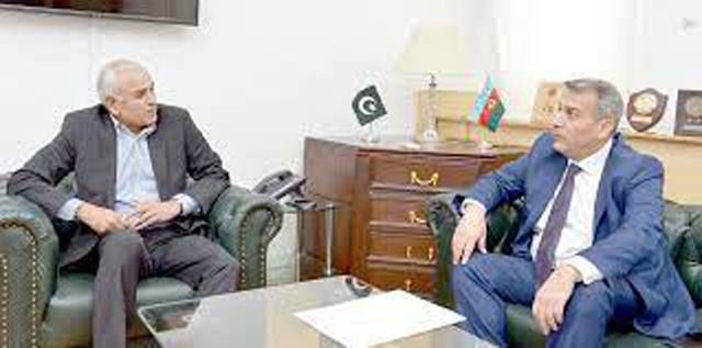 Shahid Tarar meets Azerbaijan envoy