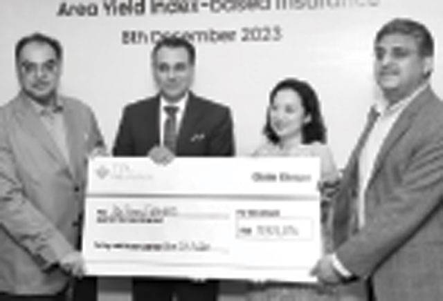 Area Yield Index Insurance Payout Ceremony held