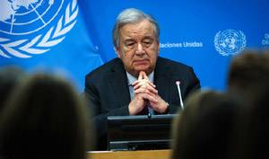 UN chief urges Pakistanis to resolve post-polls issues