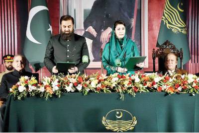 Maryam makes history by taking oath as first Punjab woman CM