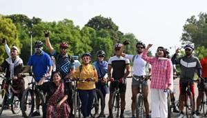 Cycling rally inspires community spirit