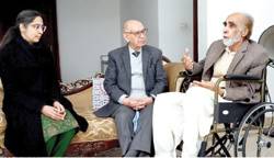Senator Siddiqui visits ailing party leader Siddiqul Farooq, conveys PM’s well-wishes