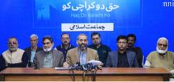JI slams Sindh govt for water crisis, announces 15 protests in Karachi