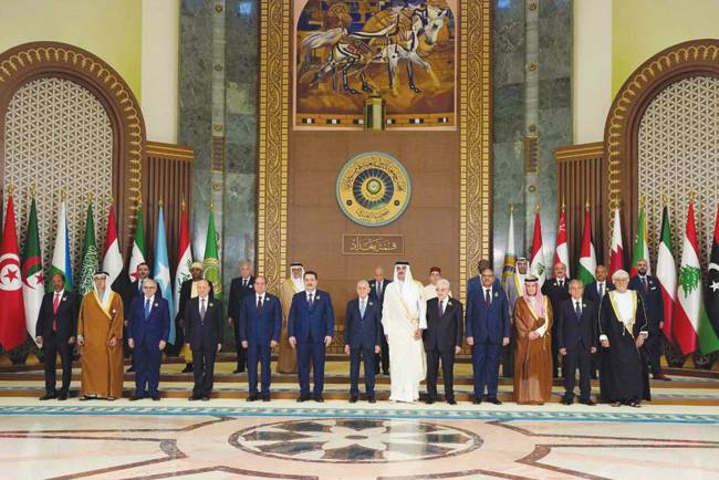 Leaders at Arab League summit push for Gaza ceasefire