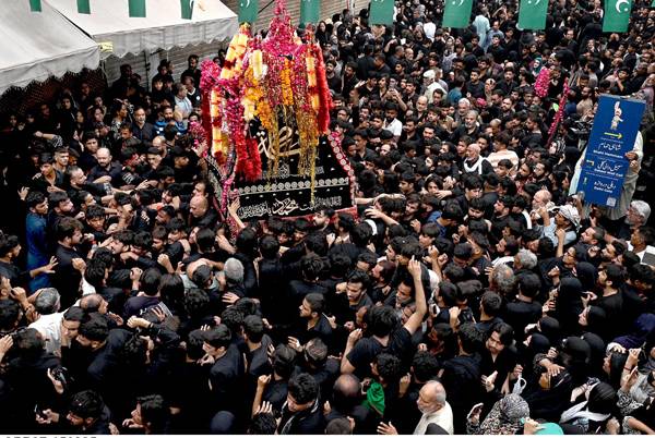 13 processions taken out on Chehlum