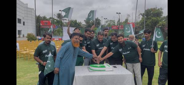 Jahangir Khan leads Independence Day ceremony at JK Sports Club