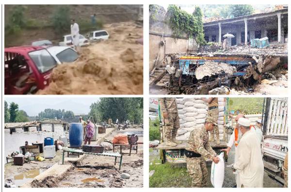Cloudbursts, flash floods sweep Swabi areas killing 25 persons