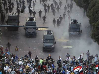 Brotherhood offices torched in Egypt demos