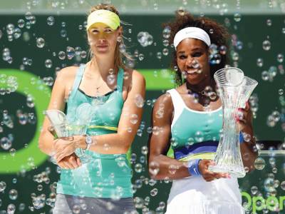 Serena beats Sharapova to win sixth Miami title