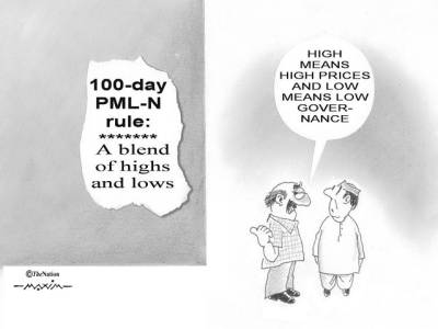 100-day PML-N rule : Abland of highs and lows