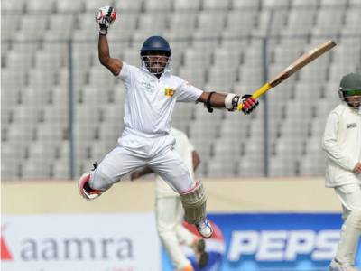 Silva\'s maiden century puts Sri Lanka in command