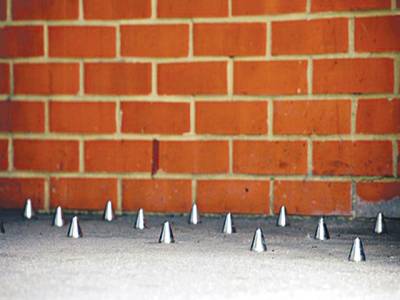 Spikes keep UK homeless away, pushing them further out of sight