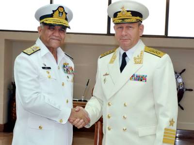 Russian naval chief on historic Pakistan visit