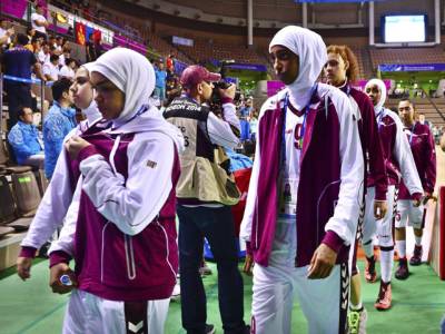 Qatar forfeit basketball game in hijab row