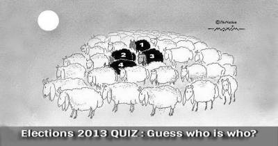 Elections 2013 QUIZ : Guess who is who?