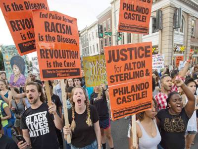 200 arrests in US protests as racial tensions heat up
