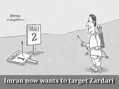 Imran now wants to target Zardari