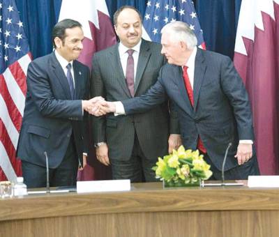 US praises Qatar ties, calls for Gulf unity