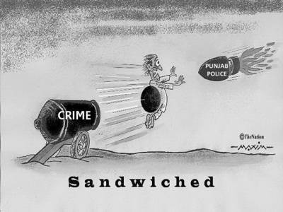 CRIME PUNJAB POLICE SANDWICHED