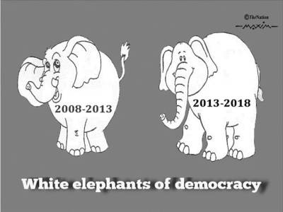 2008-02013 2013-2018 White elephants of democracy