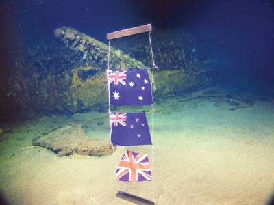 Underwater survey reveals secrets of Australia WWI wreck