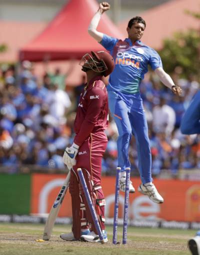 Debutante Saini stars in India’s four-wicket win