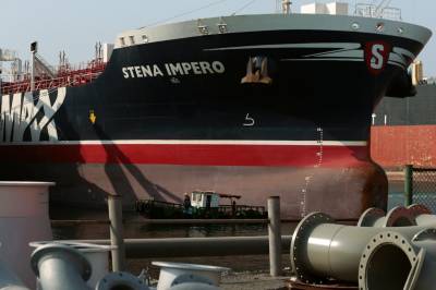 British tanker docks in Dubai after detention by Iran