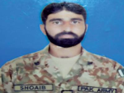 Soldier embraced Shahadat, terrorist killed in operation