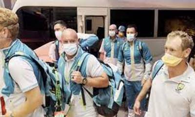 Australian Cricket Team reach Lahore amid tight security in nearly quarter of century