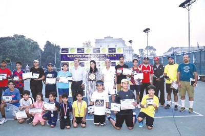 Triple crowns for Asad, Omer in Sapphire Punjab Junior Tennis