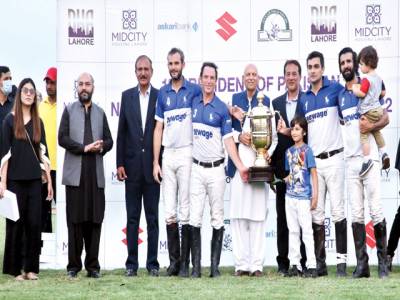 Newage Cables/MP lift MidCity President National Open Polo trophy