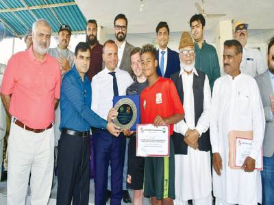 Azan, Zubair emerge player, coach of the week in U-15 football trials
