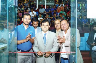 Commissioner Karachi inaugurates Junior, Master Squash Championship